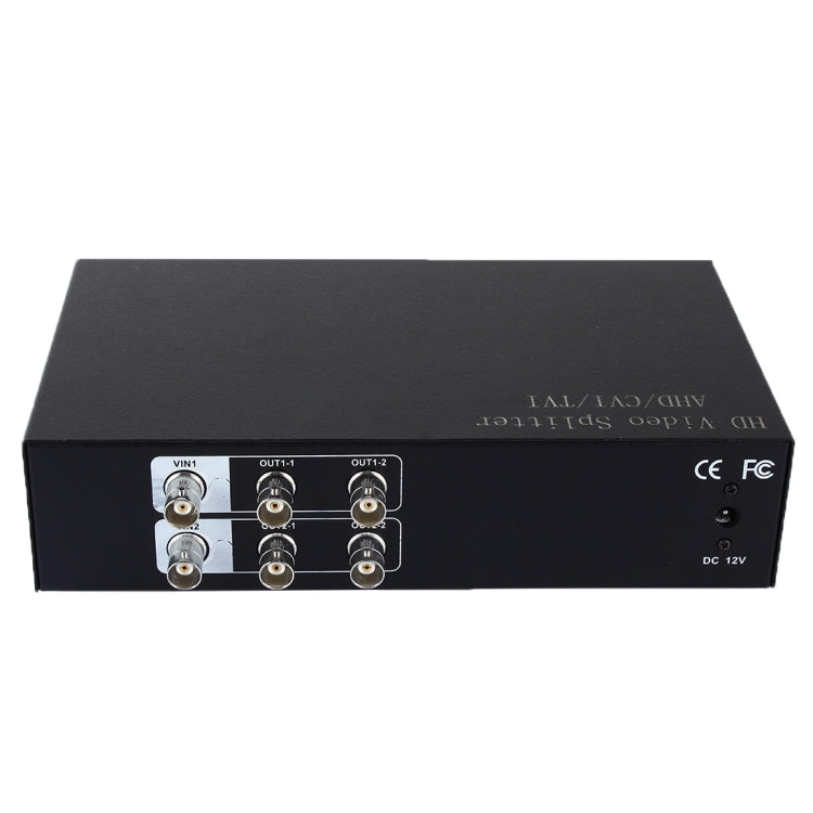 Coaxial AHD / CVI / TVI 2 into 4 Video Signal Splitter, 2 into 4 Coaxial AHD / CVI / TVI 2 into 4 Video Signal Splitter, 2 into 4